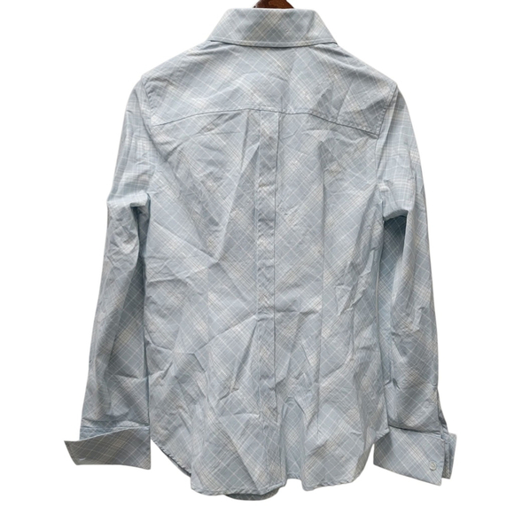 New York & Company Madison Long-Sleeves Stretch Button-Up Shirt Top Medium NWT - Picture 5 of 10